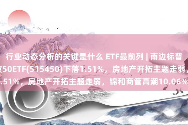 行业动态分析的关键是什么 ETF最前列 | 南边标普中国A股大盘红利低波50ETF(515450)下落1.51%，房地产开拓主题走弱，锦和商管高潮10.06%