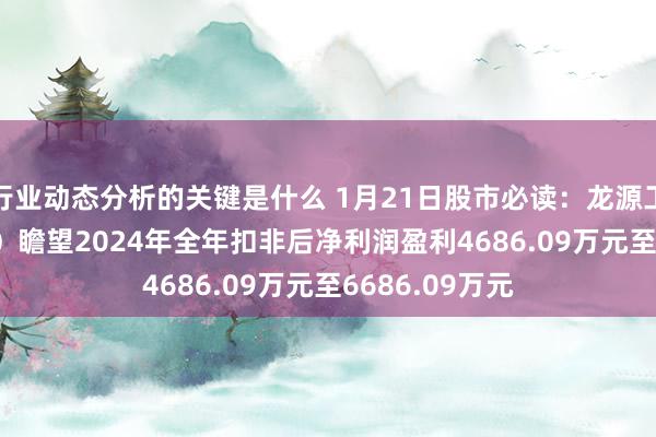 行业动态分析的关键是什么 1月21日股市必读：龙源工夫（300105）瞻望2024年全年扣非后净利润盈利4686.09万元至6686.09万元