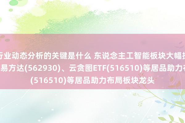 行业动态分析的关键是什么 东说念主工智能板块大幅拉升，软件ETF易方达(562930)、云贪图ETF(516510)等居品助力布局板块龙头