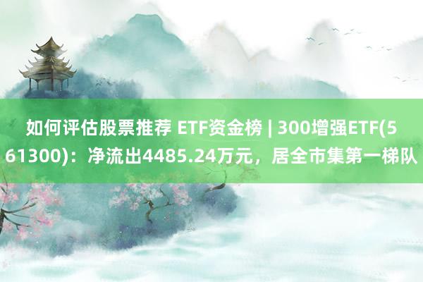 如何评估股票推荐 ETF资金榜 | 300增强ETF(561300)：净流出4485.24万元，居全市集第一梯队