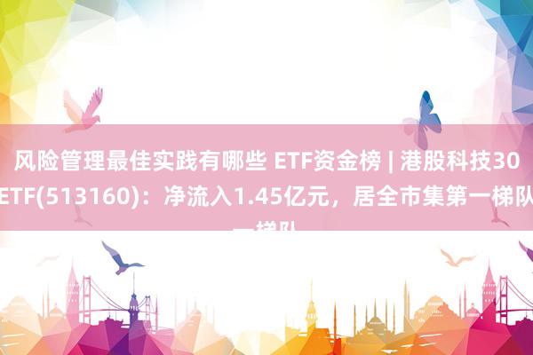 风险管理最佳实践有哪些 ETF资金榜 | 港股科技30ETF(513160)：净流入1.45亿元，居全市集第一梯队