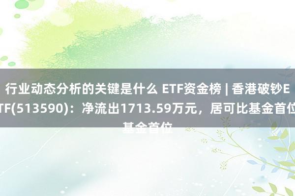 行业动态分析的关键是什么 ETF资金榜 | 香港破钞ETF(513590)：净流出1713.59万元，居可比基金首位